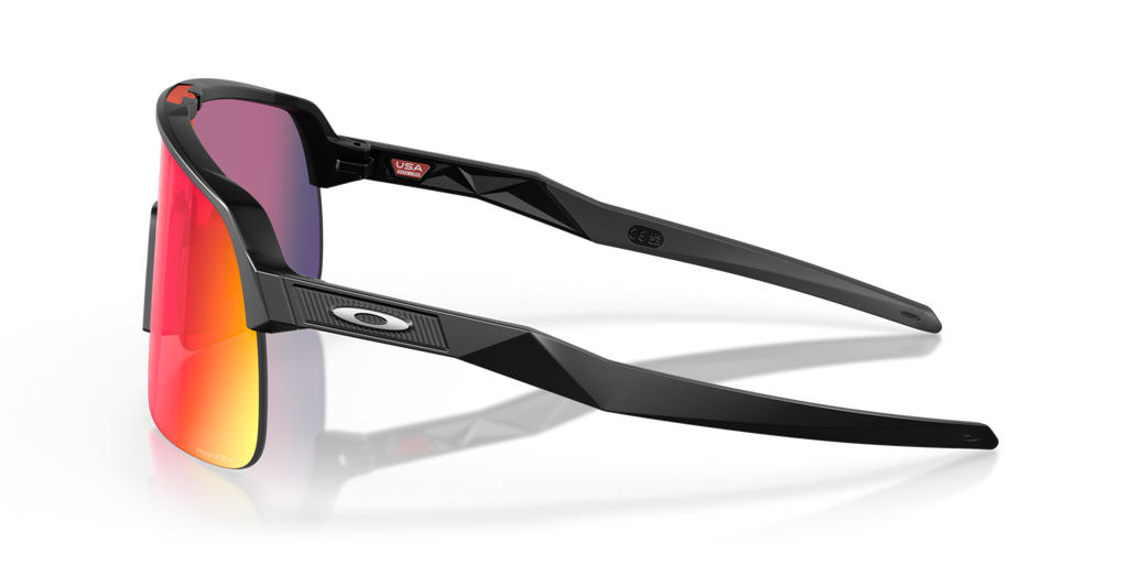 Oakley Sutro Lite in Matte Black mit Prizm Road Gläsern, seitlich