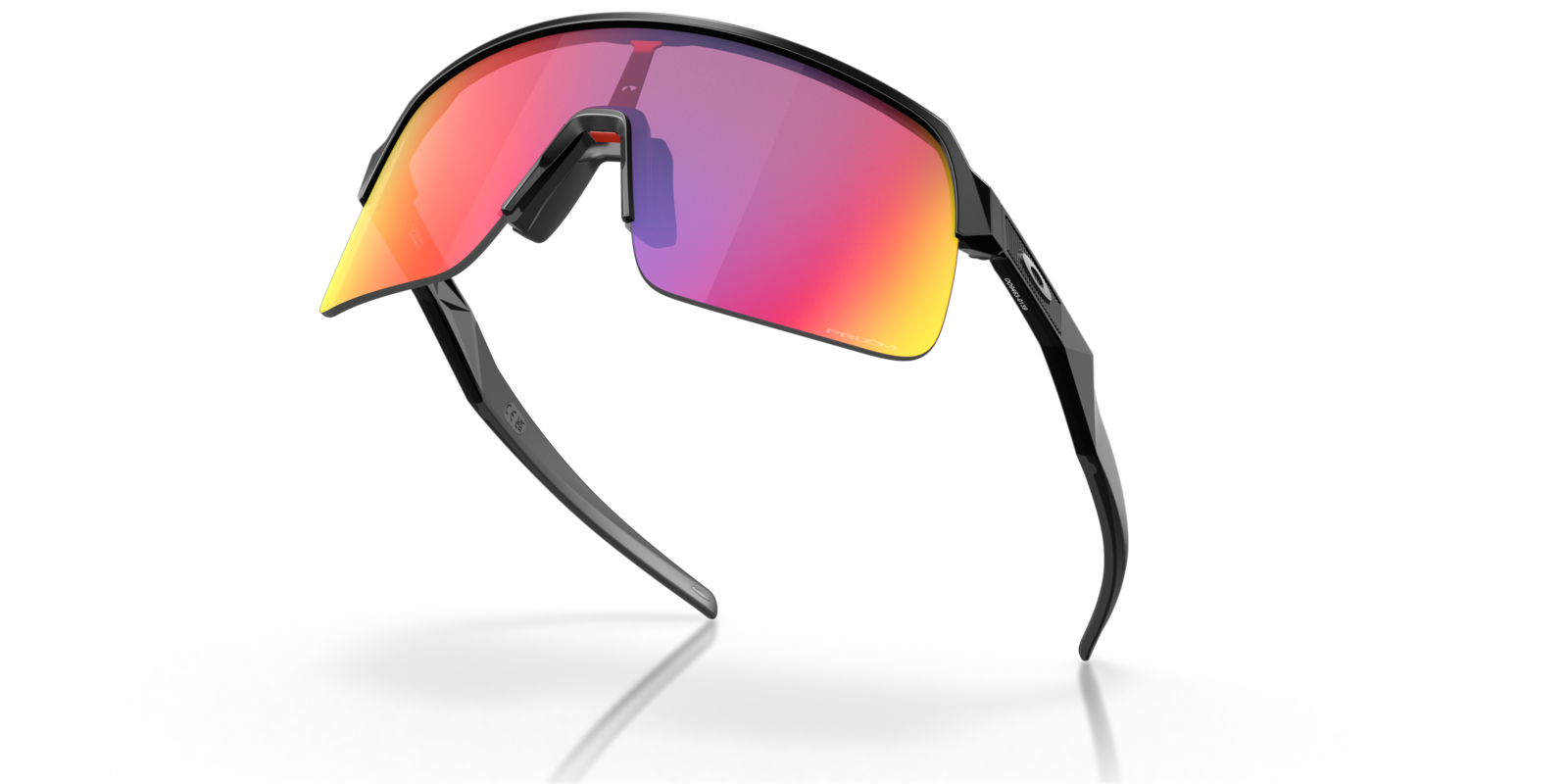 Oakley Sutro Lite in Matte Black mit Prizm Road Gläsern, von innen