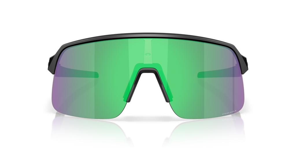 Oakley Sutro Lite S in Matte Black mit Prizm Jade Gläsern, frontal