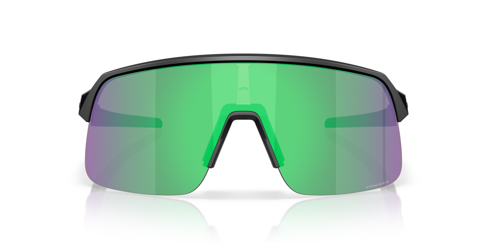 Oakley Sutro Lite S in Matte Black mit Prizm Jade Gläsern, frontal
