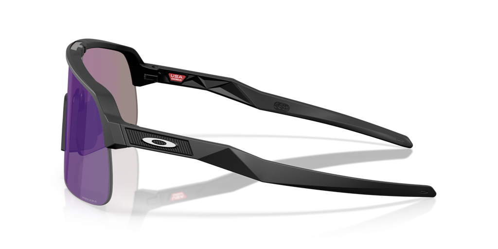 Oakley Sutro Lite S in Matte Black mit Prizm Jade Gläsern, seitlich