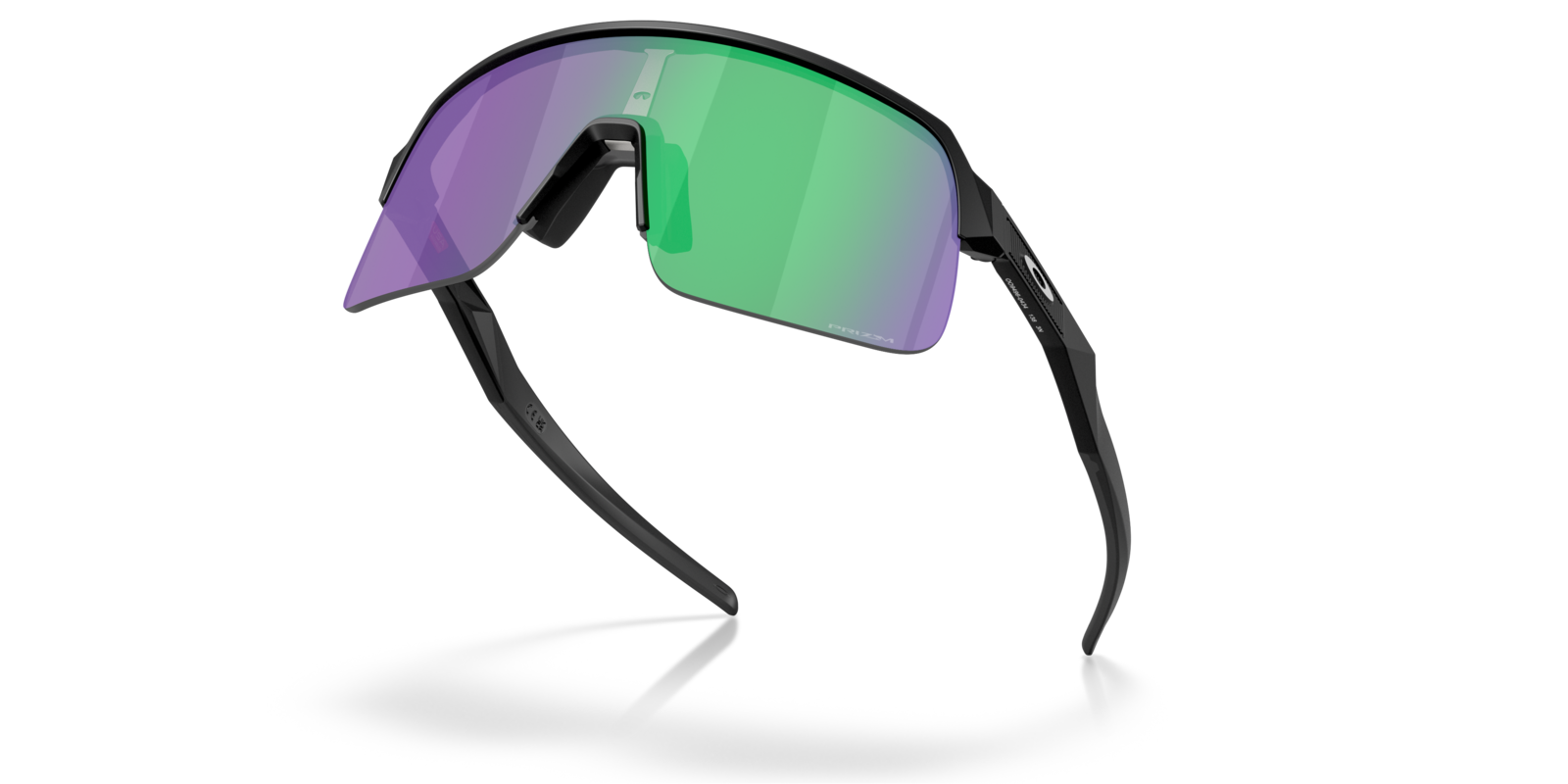 Oakley Sutro Lite S in Matte Black mit Prizm Jade Gläsern, von innen
