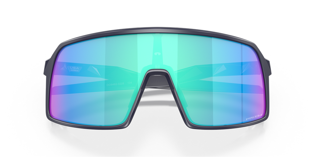 Oakley Sutro S in Matte Navy mit Prizm Sapphire Gläsern, als Frontdetail