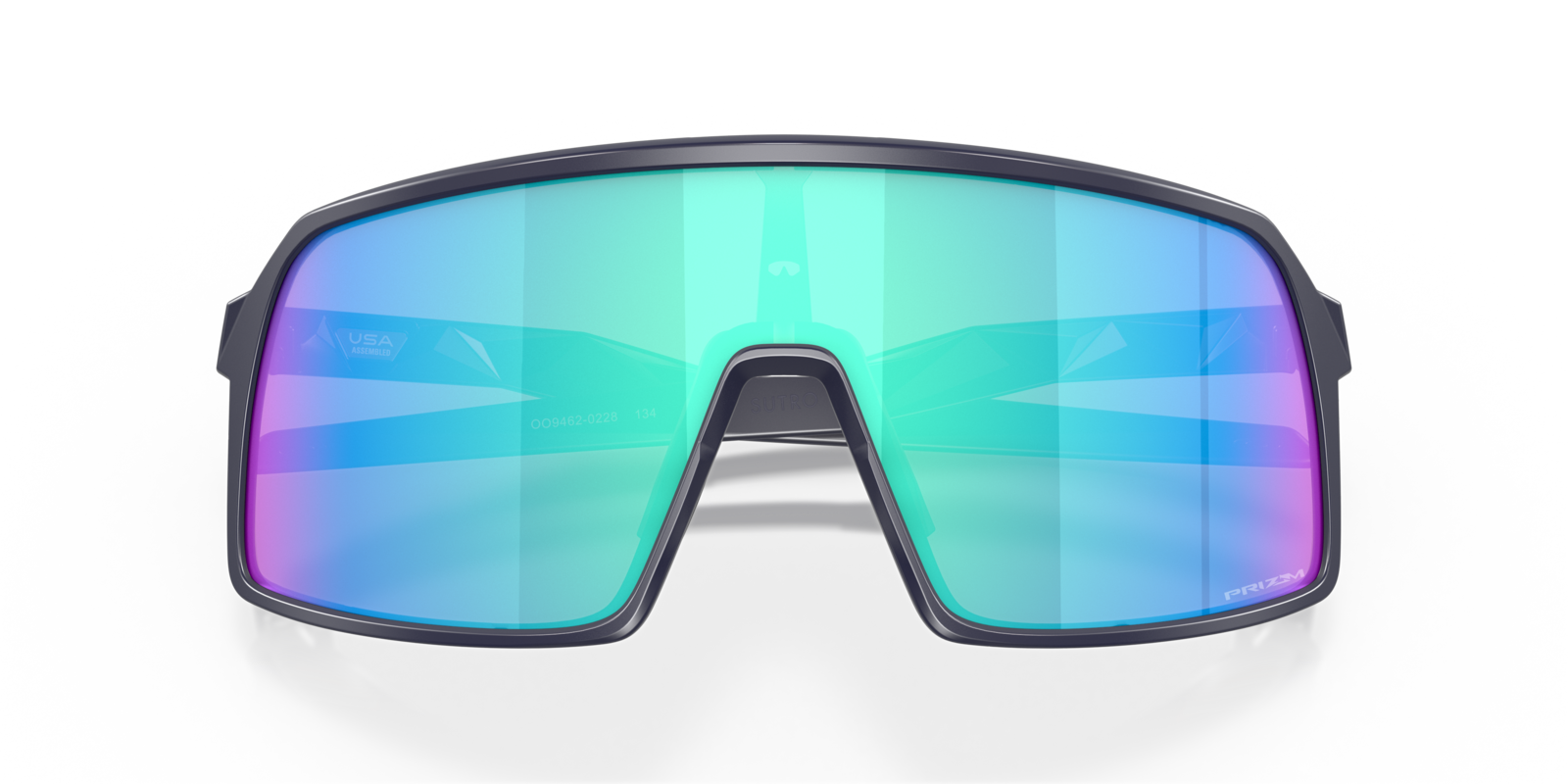 Oakley Sutro S in Matte Navy mit Prizm Sapphire Gläsern, als Frontdetail