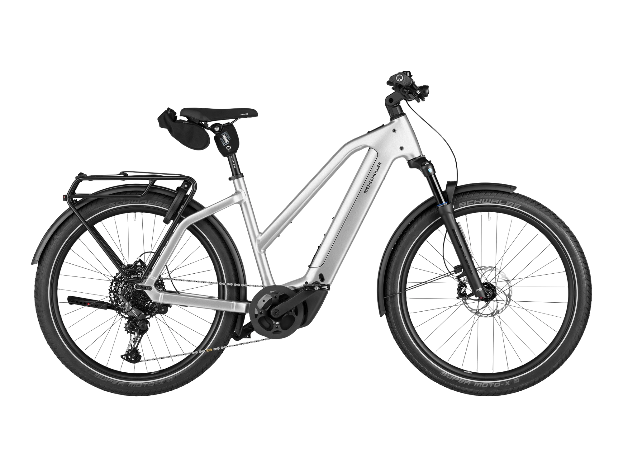Riese & Müller Charger5 Mixte in magnesium, Seitenansicht
