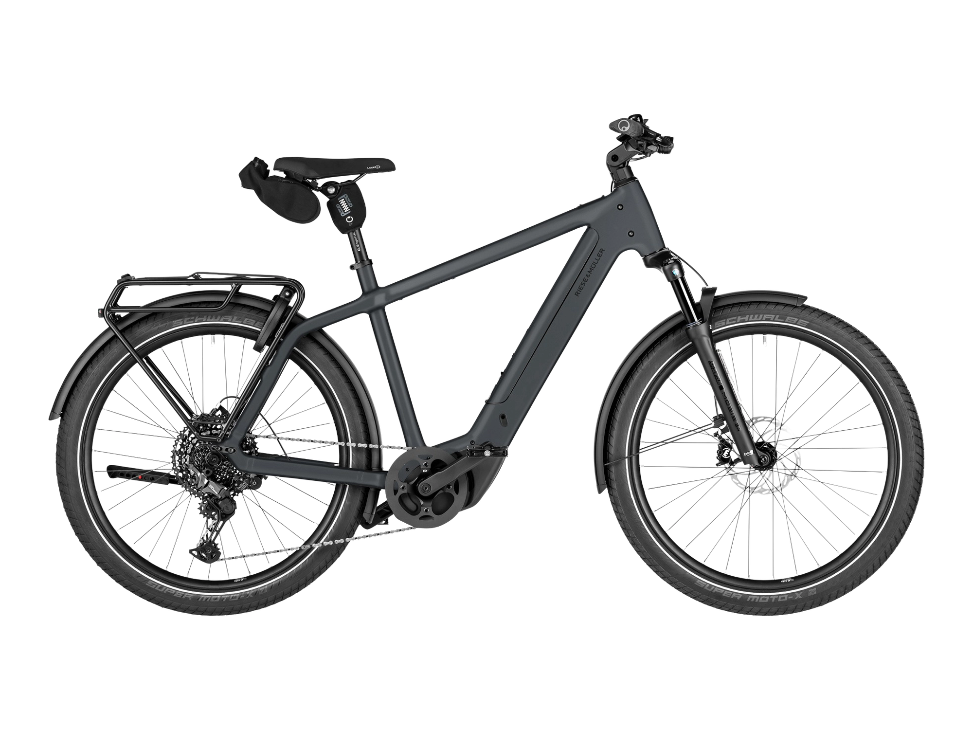 Riese & Müller Charger5 in slate grey, Seitenansicht