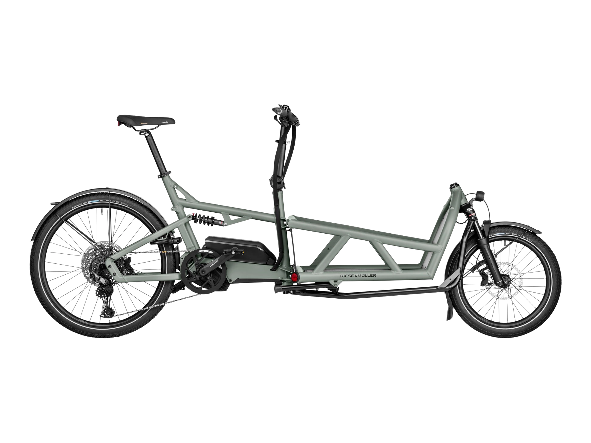 Riese & Müller Load4 60 in tundra grey matt, Seitenansicht