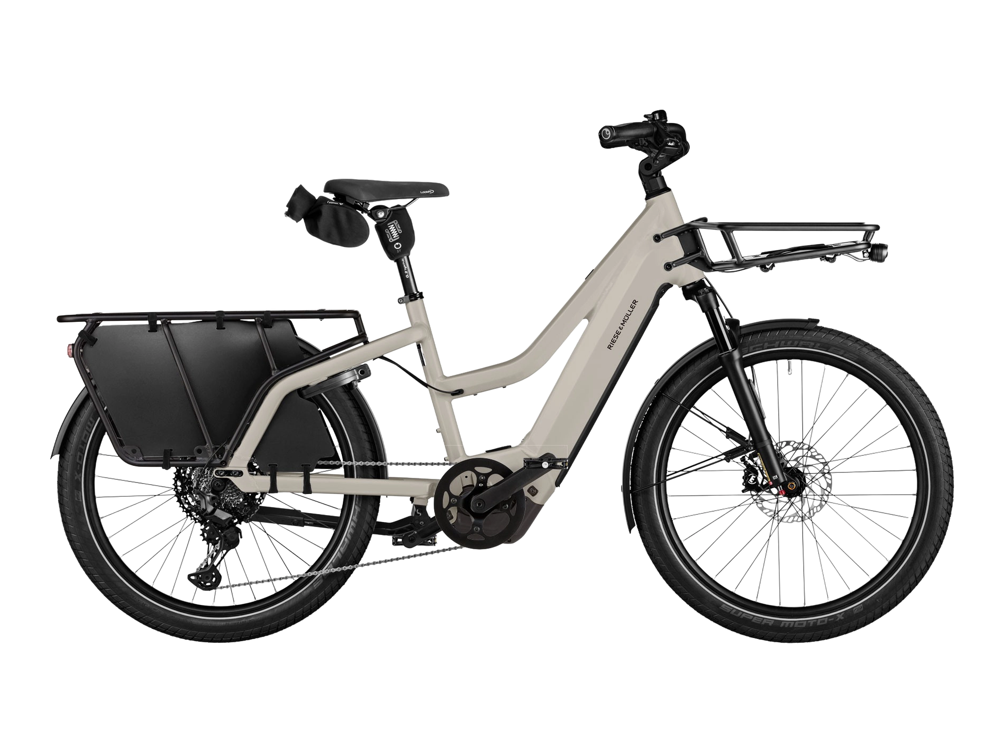 Riese & Müller Multicharger3 Mixte in desert/black matt, Seitenansicht