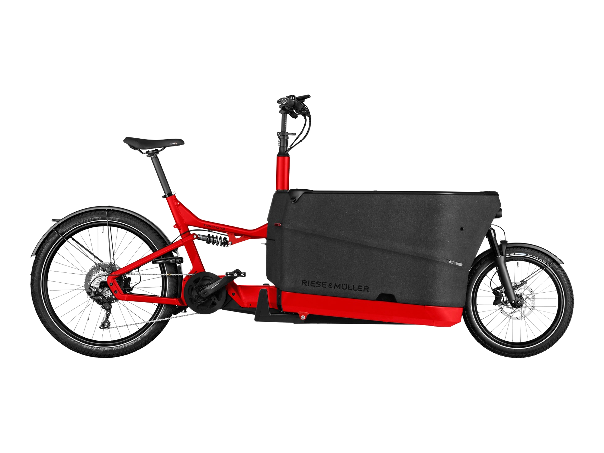 Riese & Müller Packster2 70 CT in chili matt, Seitenansicht