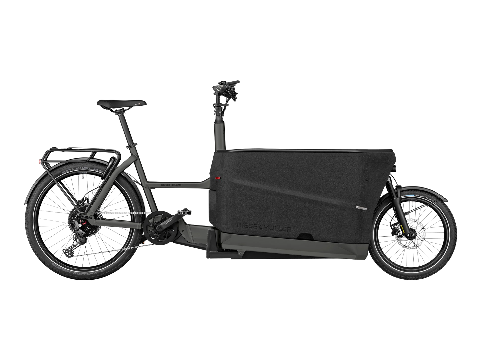 Riese & Müller Packster2 70 in urban grey matt, Seitenansicht