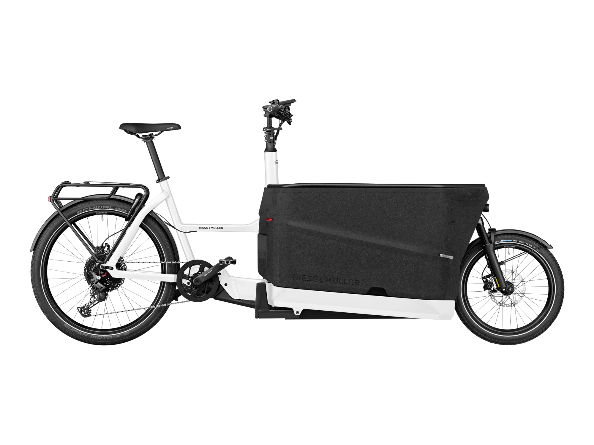 Riese & Müller Packster2 70 in white, Seitenansicht