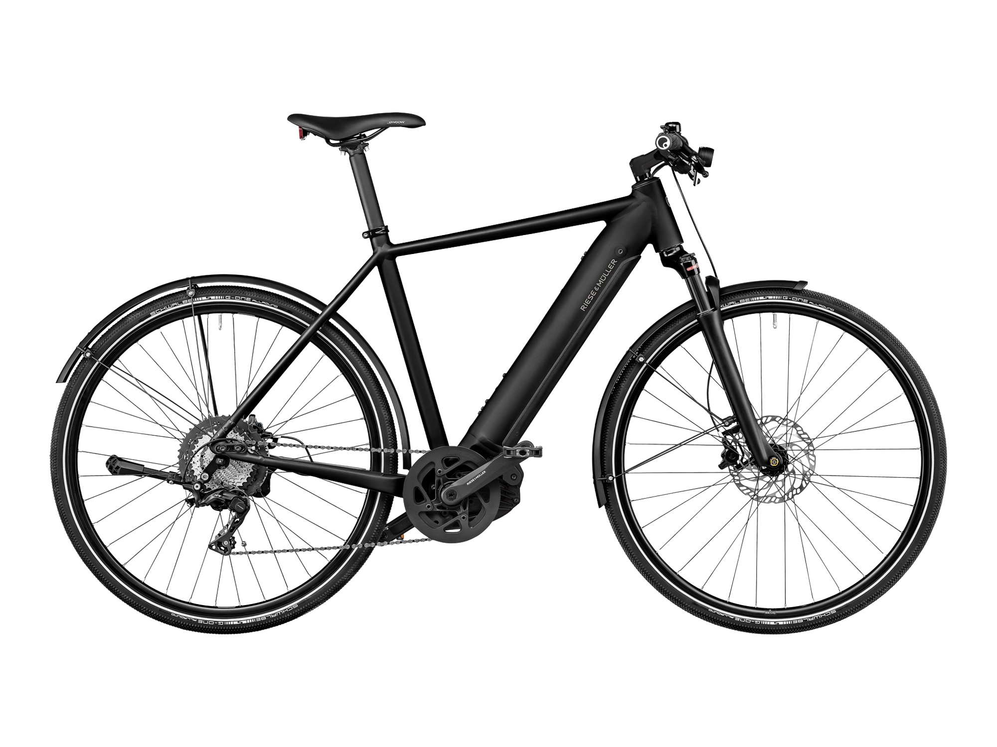 Riese & Müller Roadster4 in black matt, Seitenansicht
