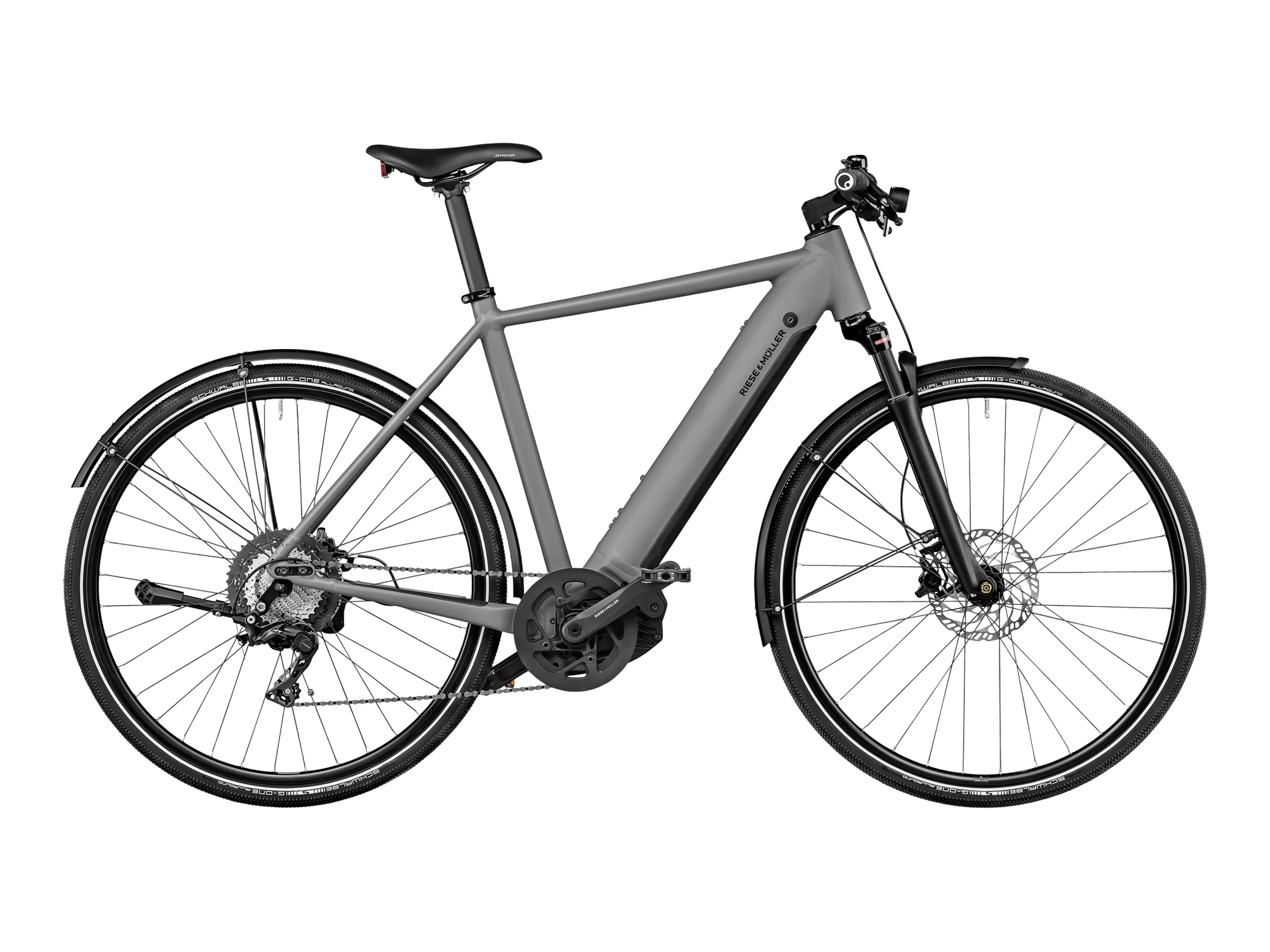 Riese & Müller Roadster4 in grey matt, Seitenansicht