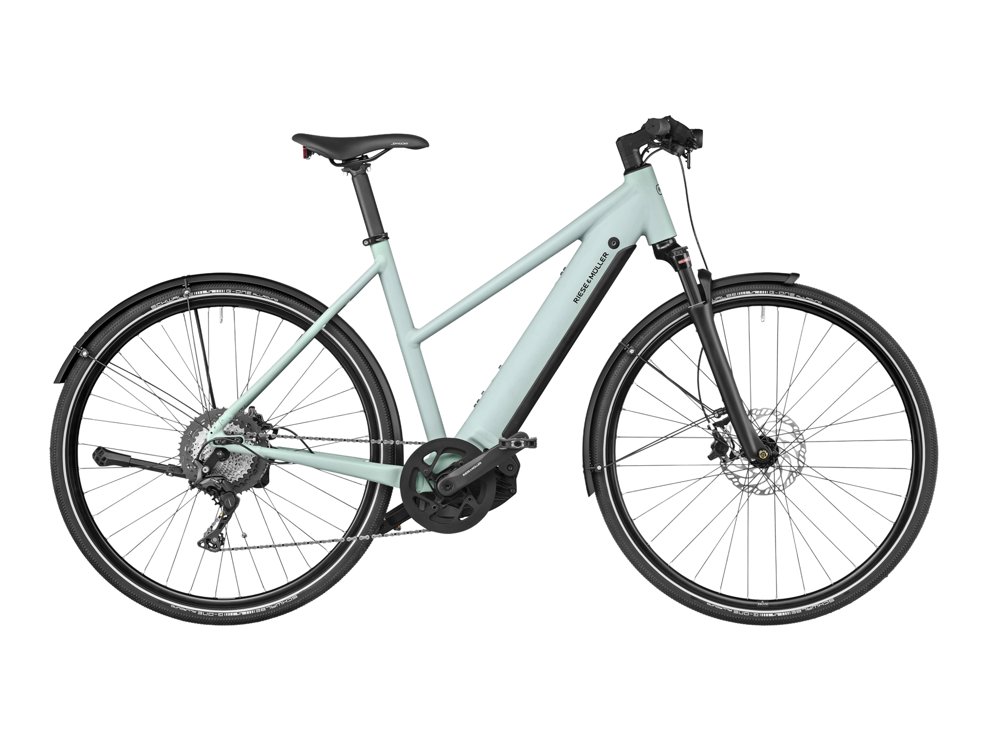 Riese & Müller Roadster4 Mixte in salvia matt, Seitenansicht