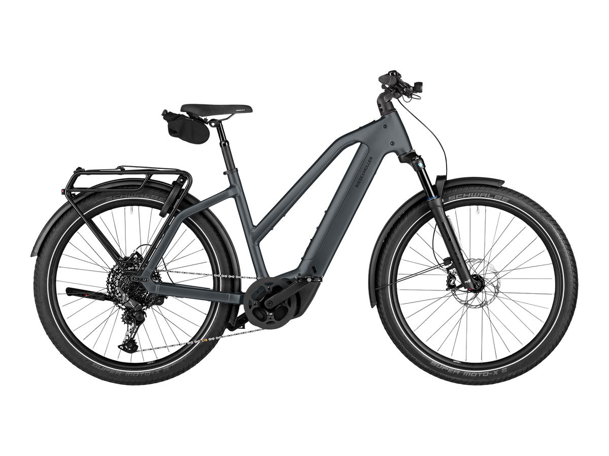 Riese & Müller Charger5 Mixte touring CORE in Slate Grey, Seitenansicht
