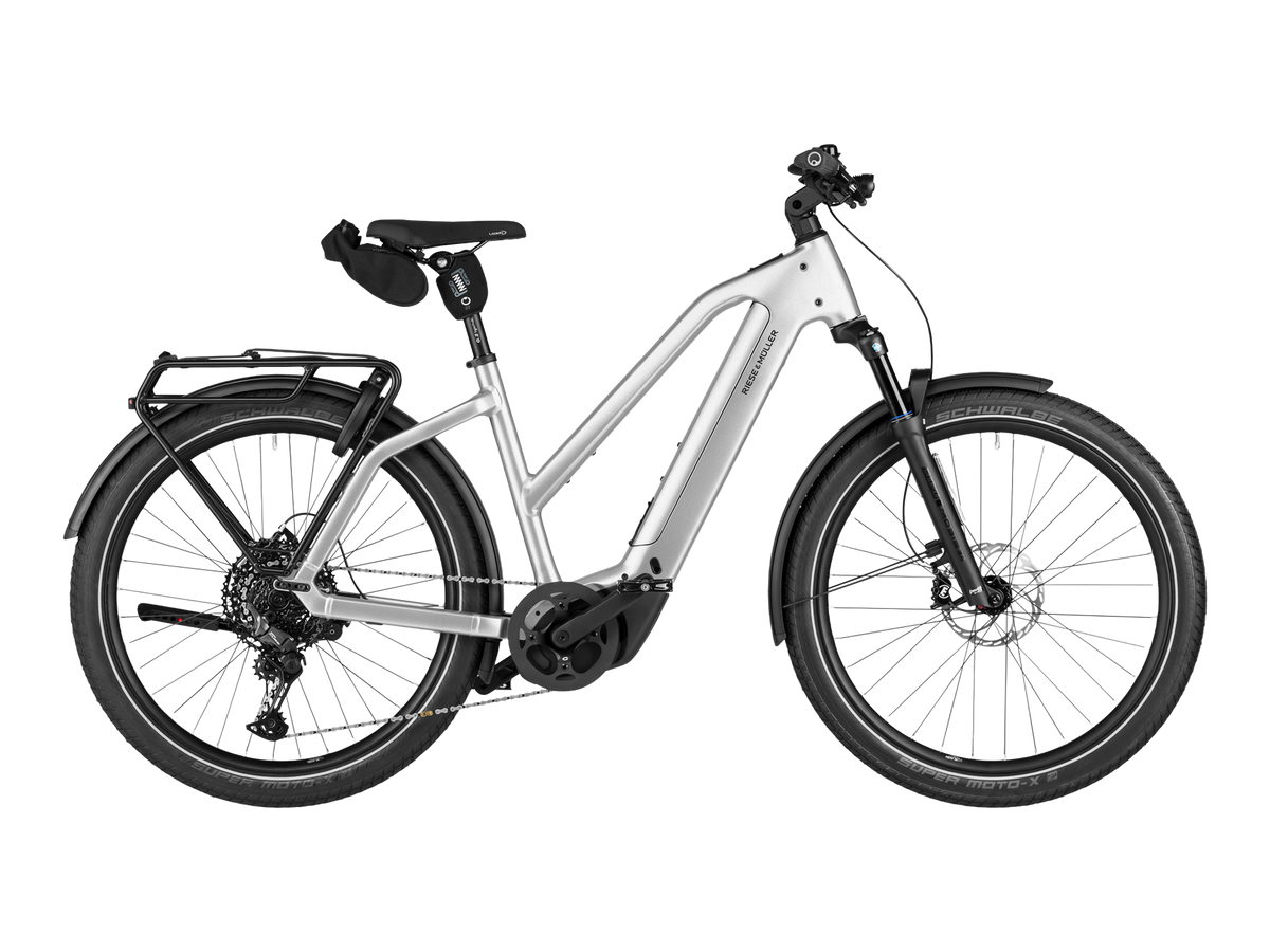 Riese & Müller Charger5 Mixte touring in Magnesium, Seitenansicht