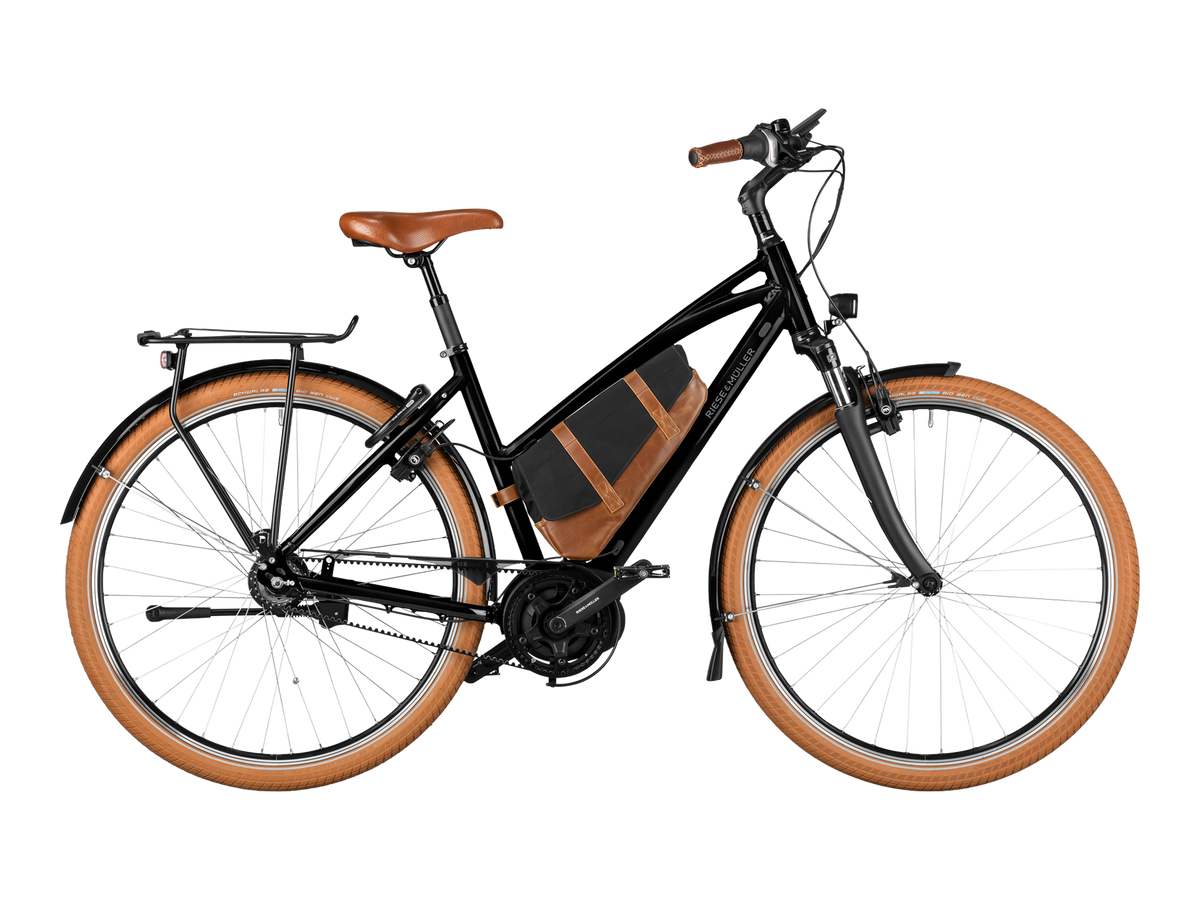 Riese & Müller Cruiser2 Mixte rücktritt in Black, Seitenansicht