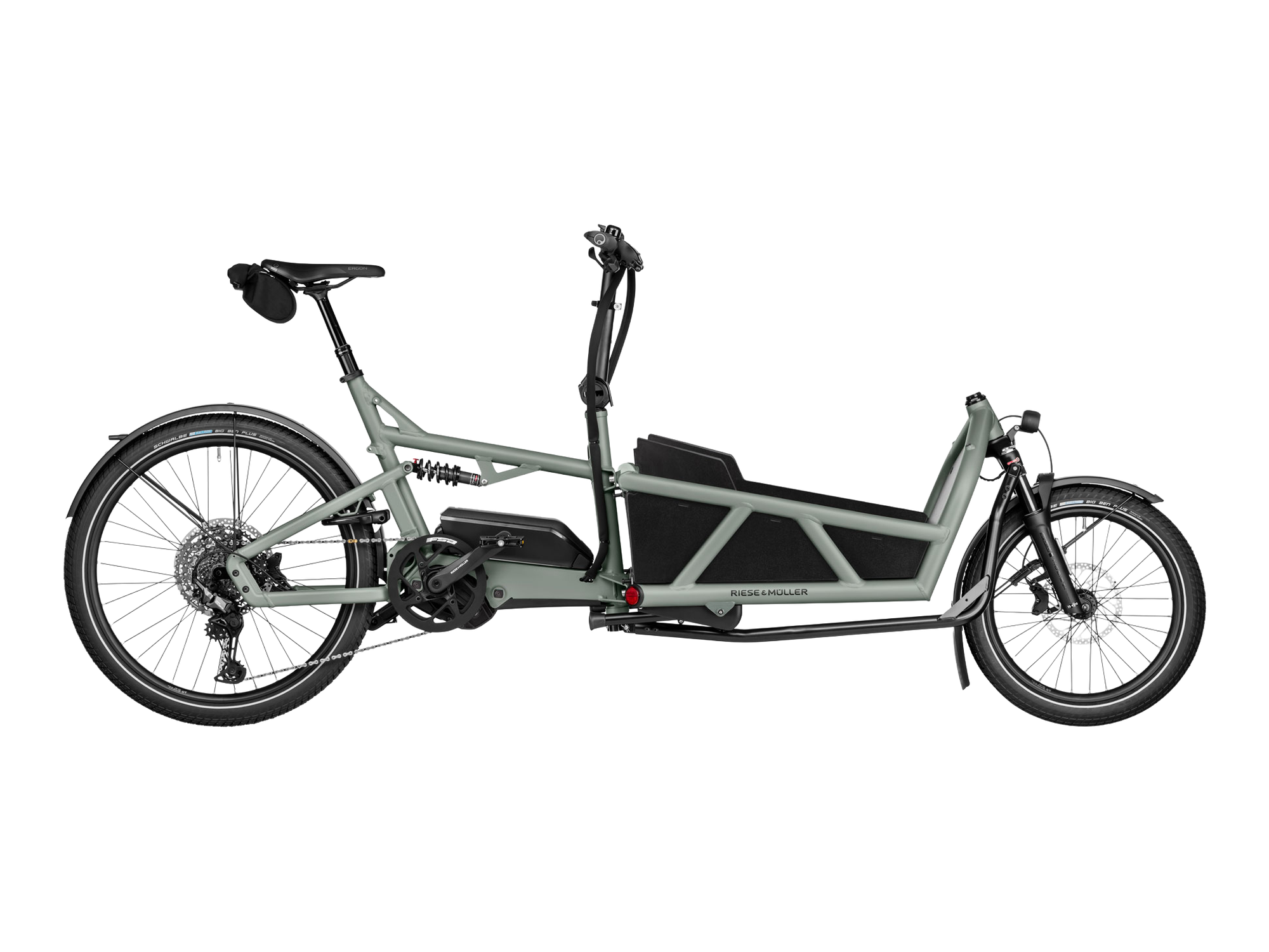 Riese & Müller Load5 60 touring in Tundra Grey Matt, Seitenansicht