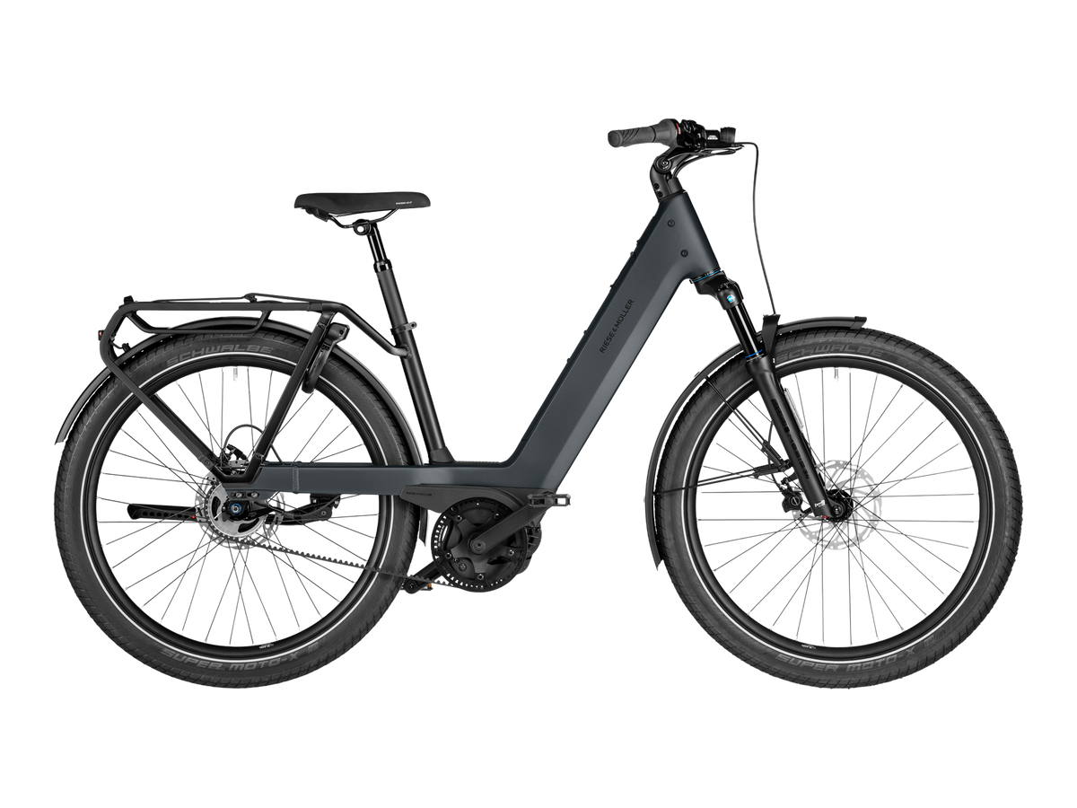 Riese & Müller Nevo5 CORE in Slate Grey, Seitenansicht