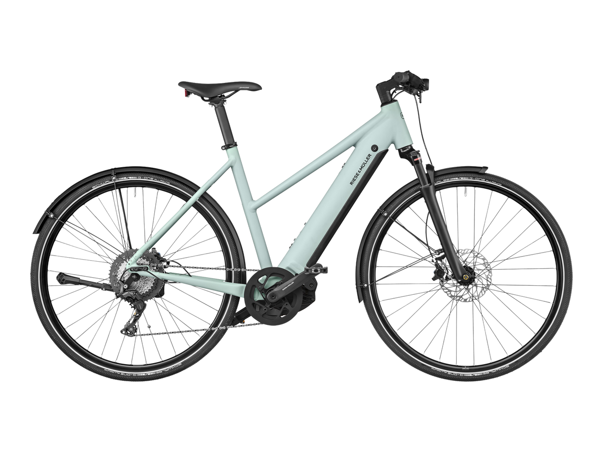 Riese & Müller Roadster4 Mixte touring in Salvia Matt, Seitenansicht