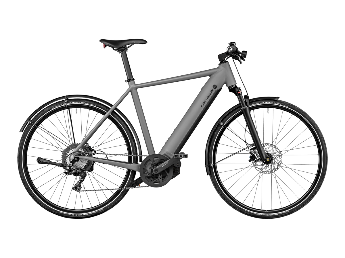 Riese & Müller Roadster4 touring in Grey Matt, Seitenansicht