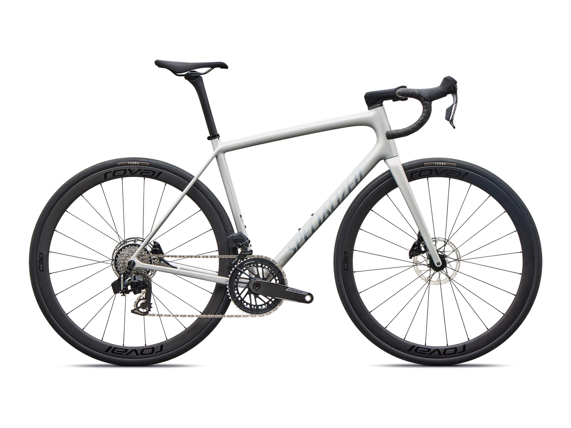 Aethos 2 Expert SRAM Force AXS in Dolomite Metallic, Seitenansicht