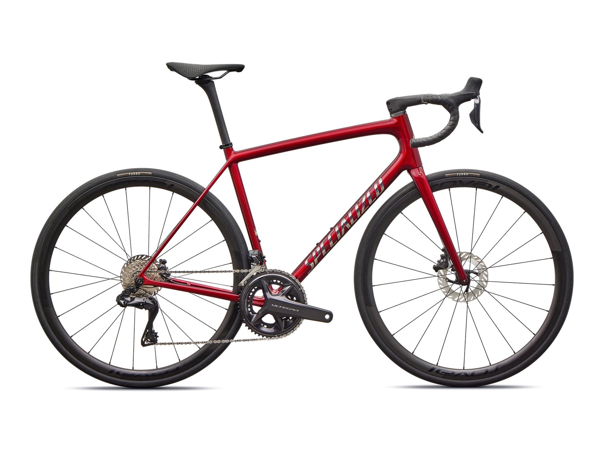 Aethos 2 Pro Shimano Ultegra Di2 in Gloss Red Sky, Seitenansicht