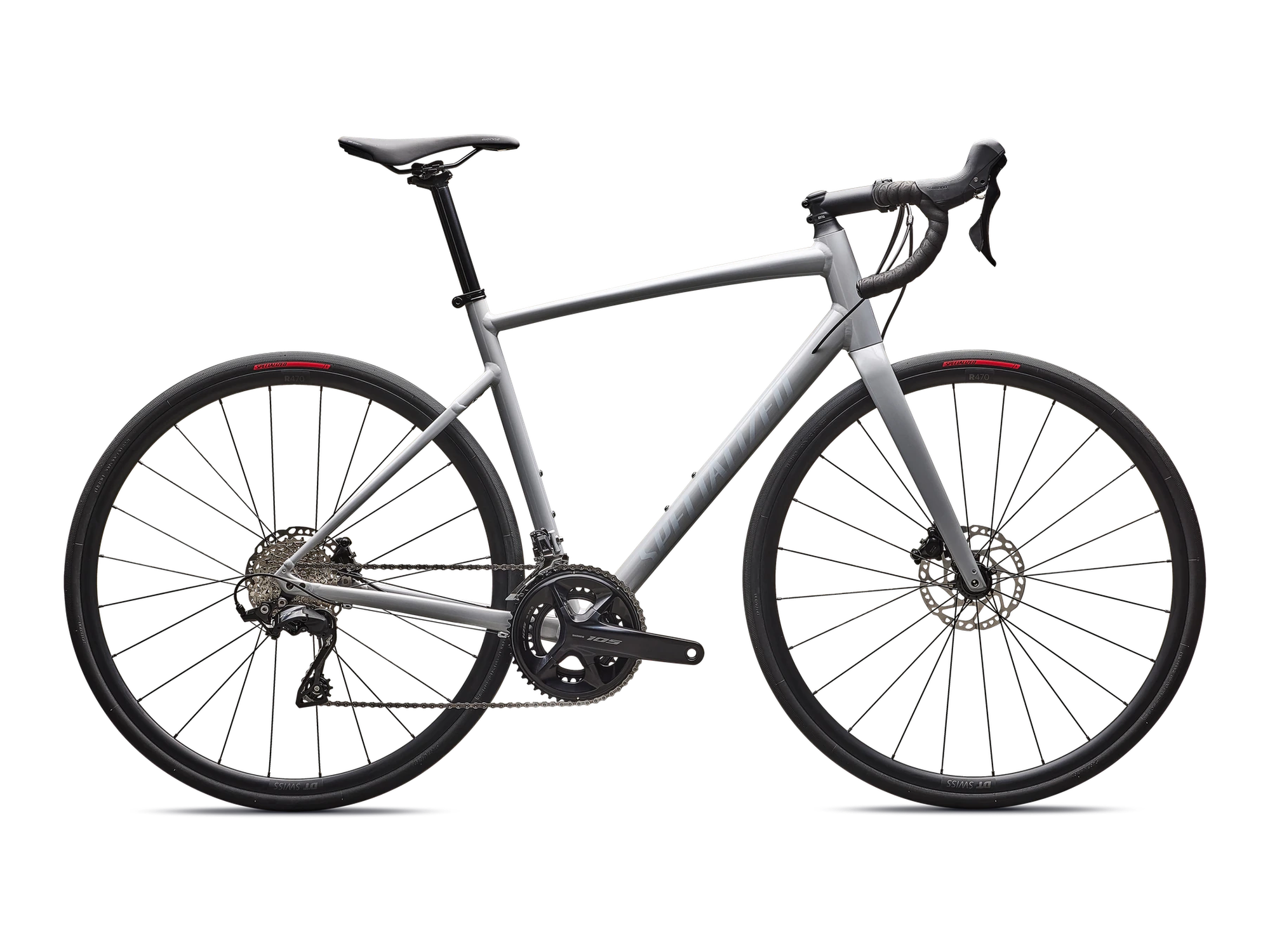 Allez Comp – Shimano 105 in Dolomite Metallic, Seitenansicht