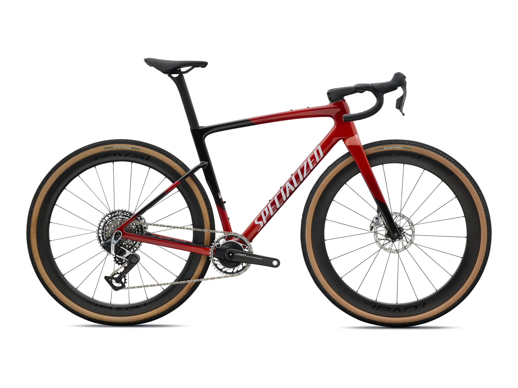 Crux 5 S-Level – SRAM RED XPLR in Redwood Metallic, Seitenansicht