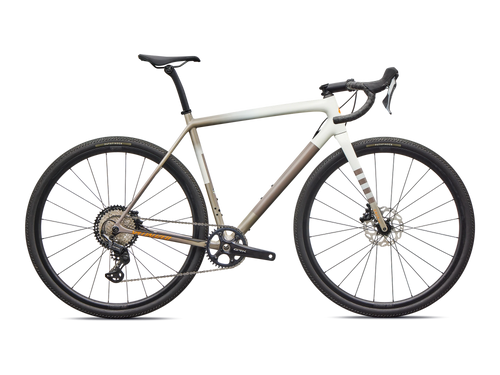 Crux Comp – Shimano GRX in Dune White, Seitenansicht