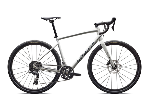 Diverge 3 Alloy – Shimano CUES in Gloss Dune White, Seitenansicht