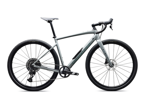 Diverge 4 Comp Alloy – SRAM Apex in Satin Shadow Silver, Seitenansicht