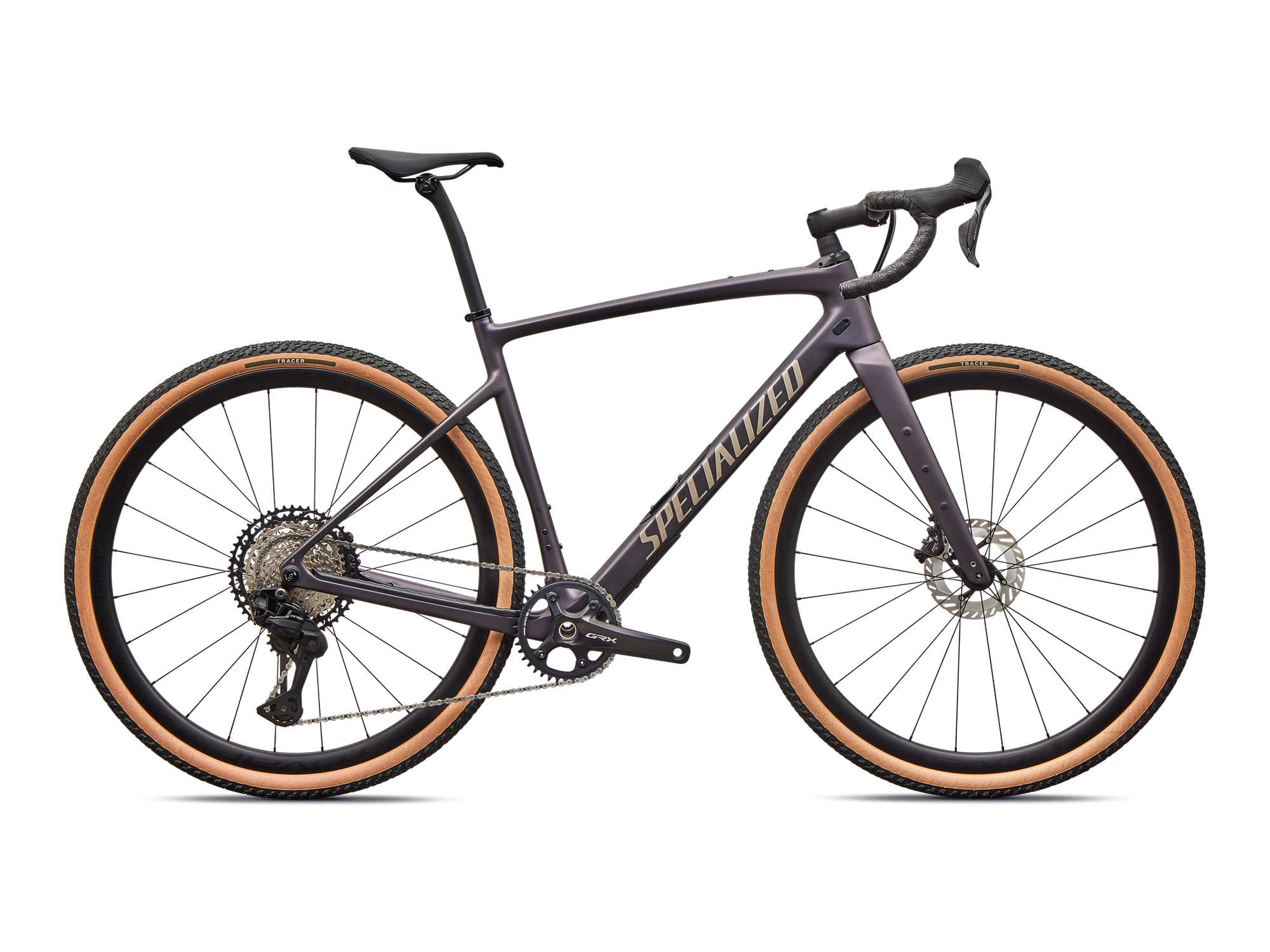 Diverge 4 Expert Shimano GRX Di2 in Nebula Metallic, Seitenansicht