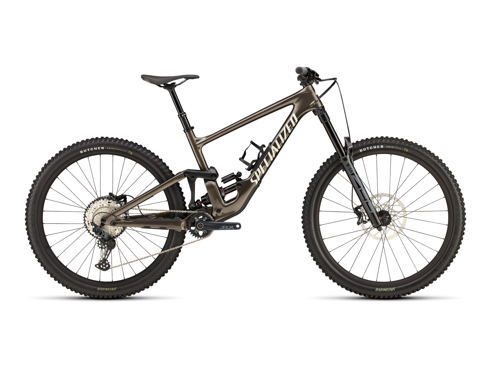 Enduro Comp in Gloss Gunmetal / White Mountains, Seitenansicht