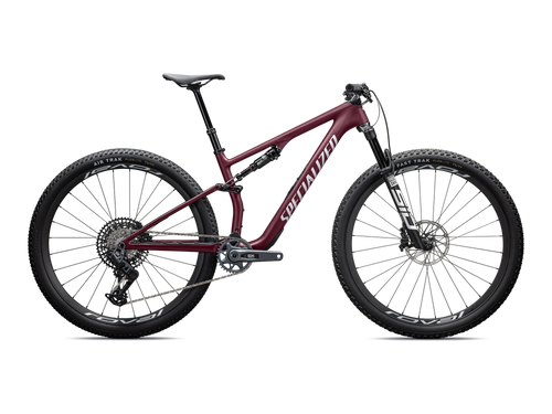 Epic 8 Expert – SRAM GX AXS, RockShox Select+ in Satin Bordeaux Metallic, Seitenansicht