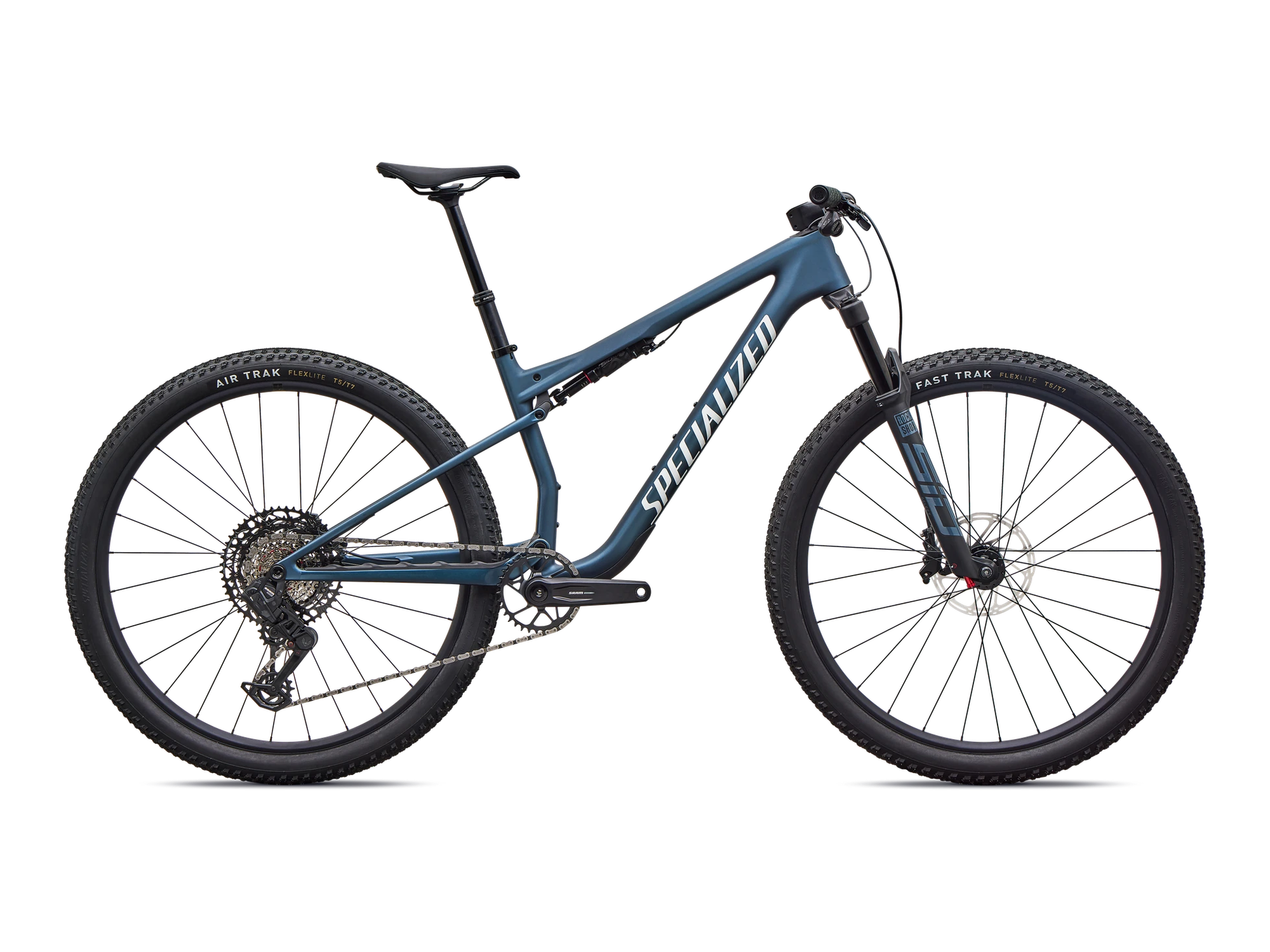 Epic 9 Comp – SRAM S1000, RockShox SID Select in Satin Cast Blue Metallic, Seitenansicht