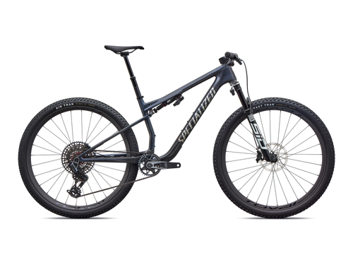Epic 9 Pro – SRAM X0, RockShox SID Ultimate Flight Attendant in Gloss Carbon Glitter Pearl, Seitenansicht