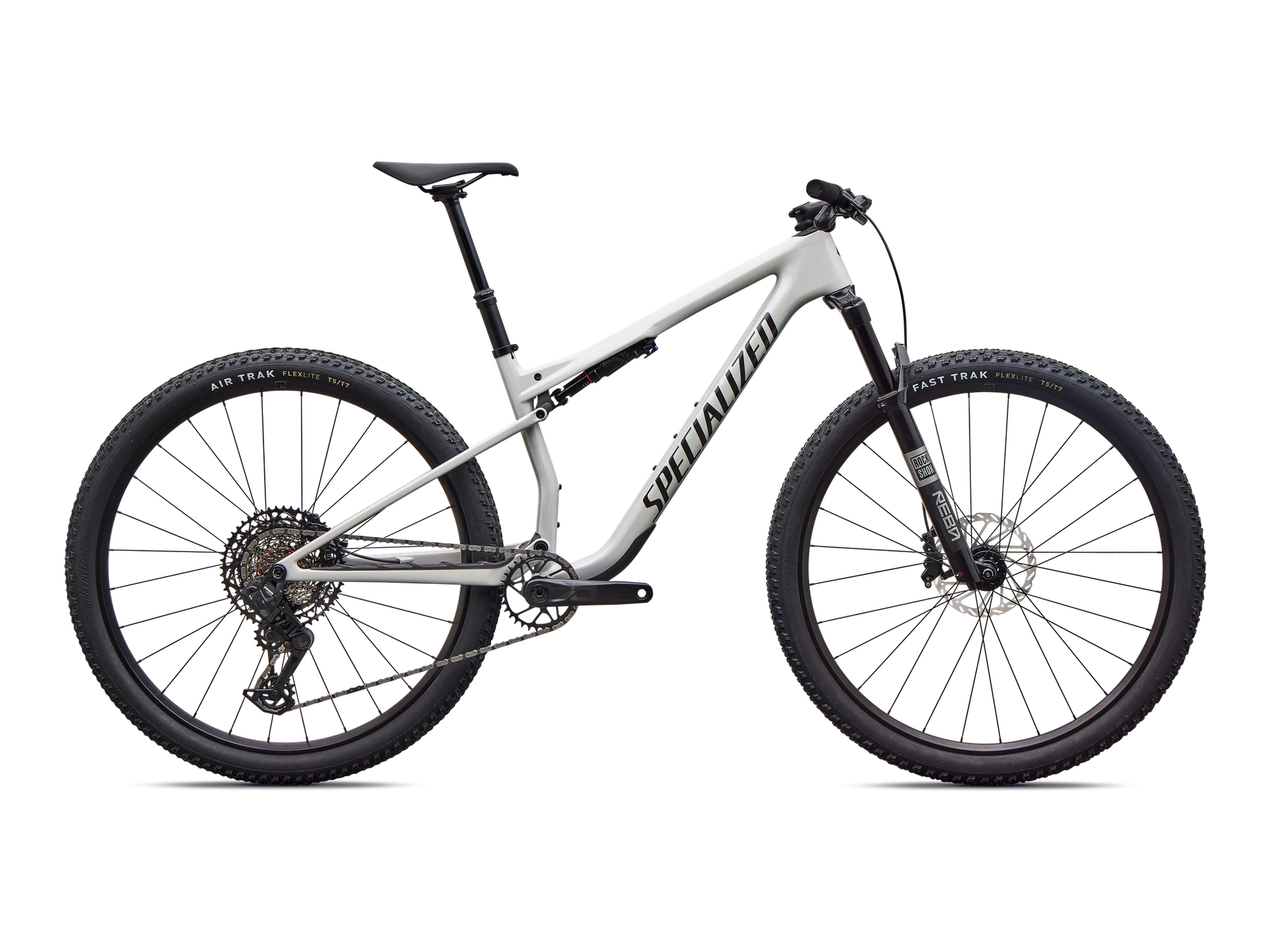 Epic 9 Sport – SRAM S1000, RockShox Reba in Gloss Dolomite Metallic, Seitenansicht