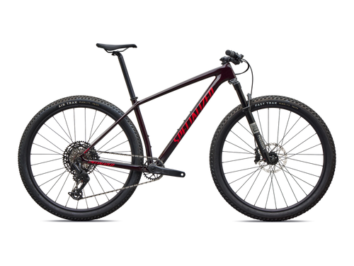 Epic Hardtail Comp – SRAM Eagle 70, RockShox REBA in Gloss Red Tint, Seitenansicht
