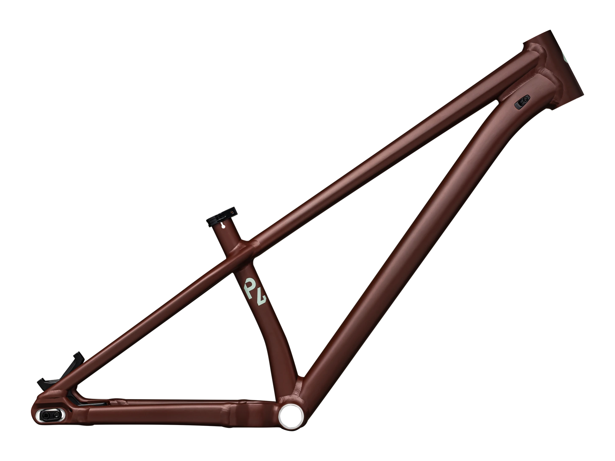 P.4 Rahmen in SATIN RUSTED RED / WHITE SAGE, Seitenansicht