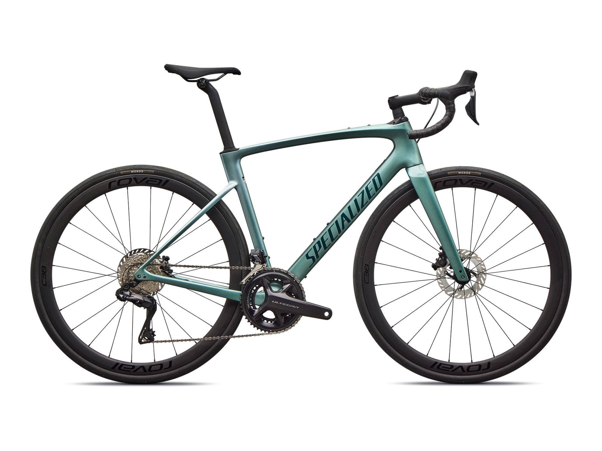 Roubaix SL8 Expert – Shimano Ultegra Di2 in Gloss Fjord Metallic, Seitenansicht