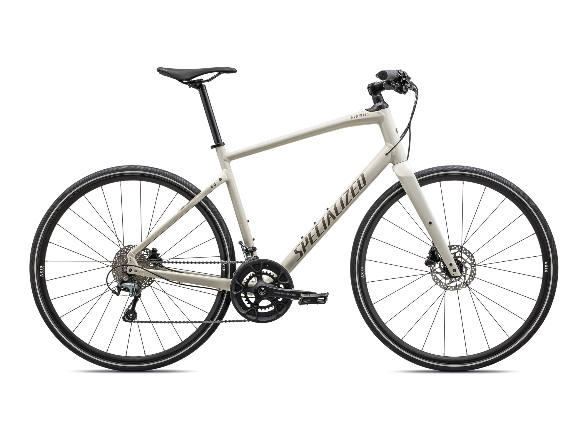 Sirrus 4.0 in GLOSS BIRCH / SATIN TAUPE RELFECTIVE, Seitenansicht