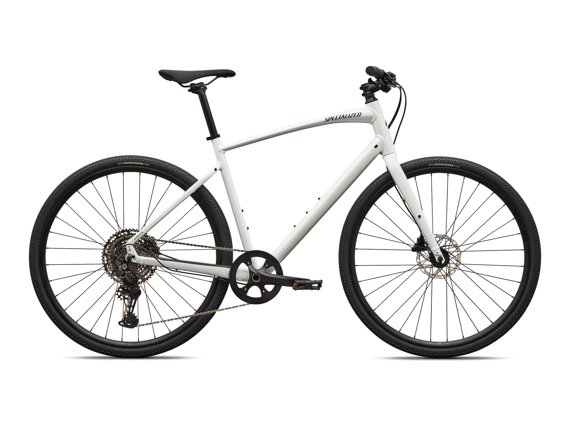 Sirrus X 3.0 in Gloss Metallic White Silver, Seitenansicht