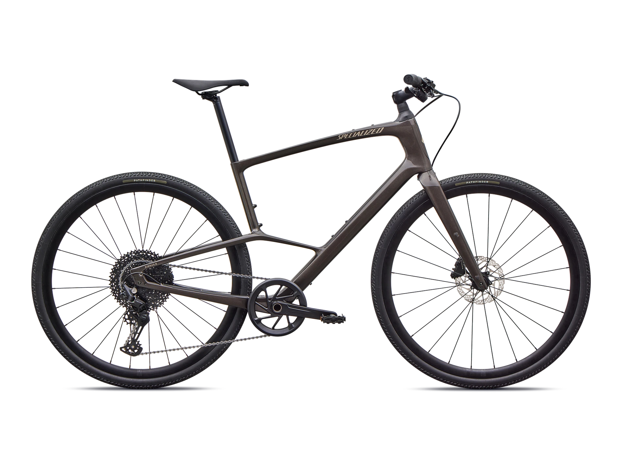 Sirrus X 5.0 in Gloss Warm Smoke, Seitenansicht