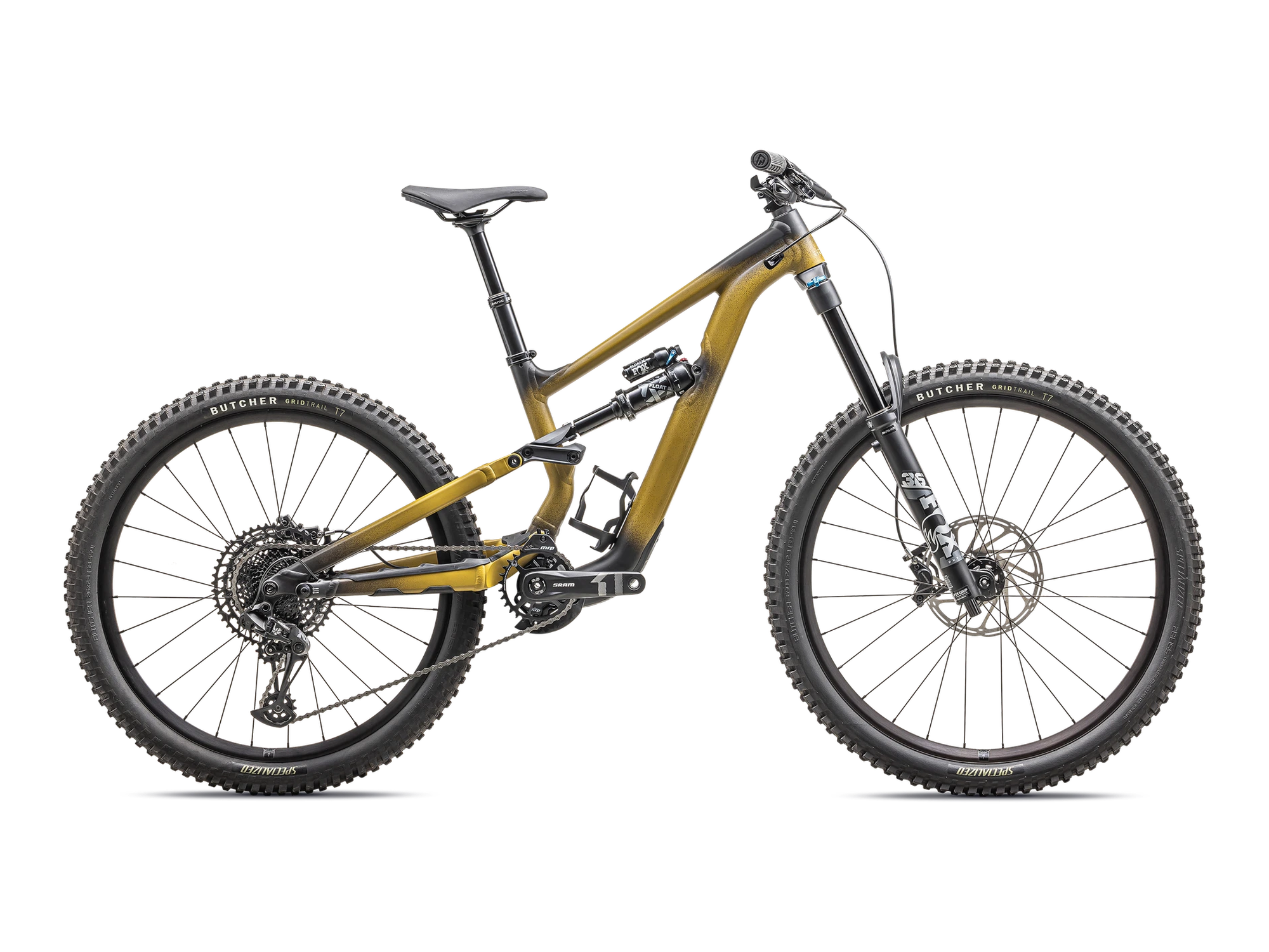 STATUS 2 170 ZERO in Satin Harvest Gold Tint / Obsidian / Dune White, Seitenansicht