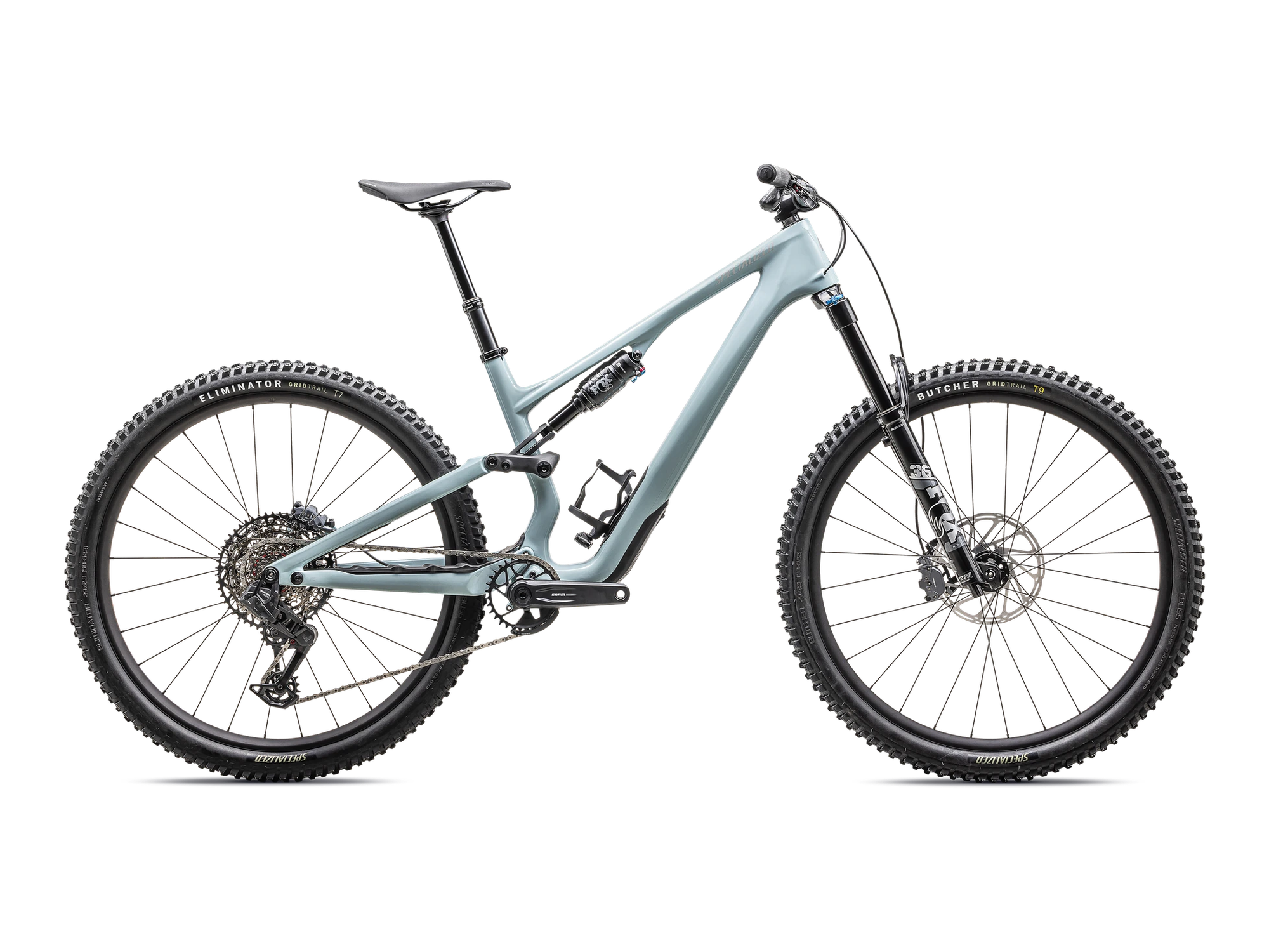 Stumpjumper 15 Comp – SRAM S-1000 AXS, FOX Performance in Gloss Seafoam / Silver Dust, Seitenansicht