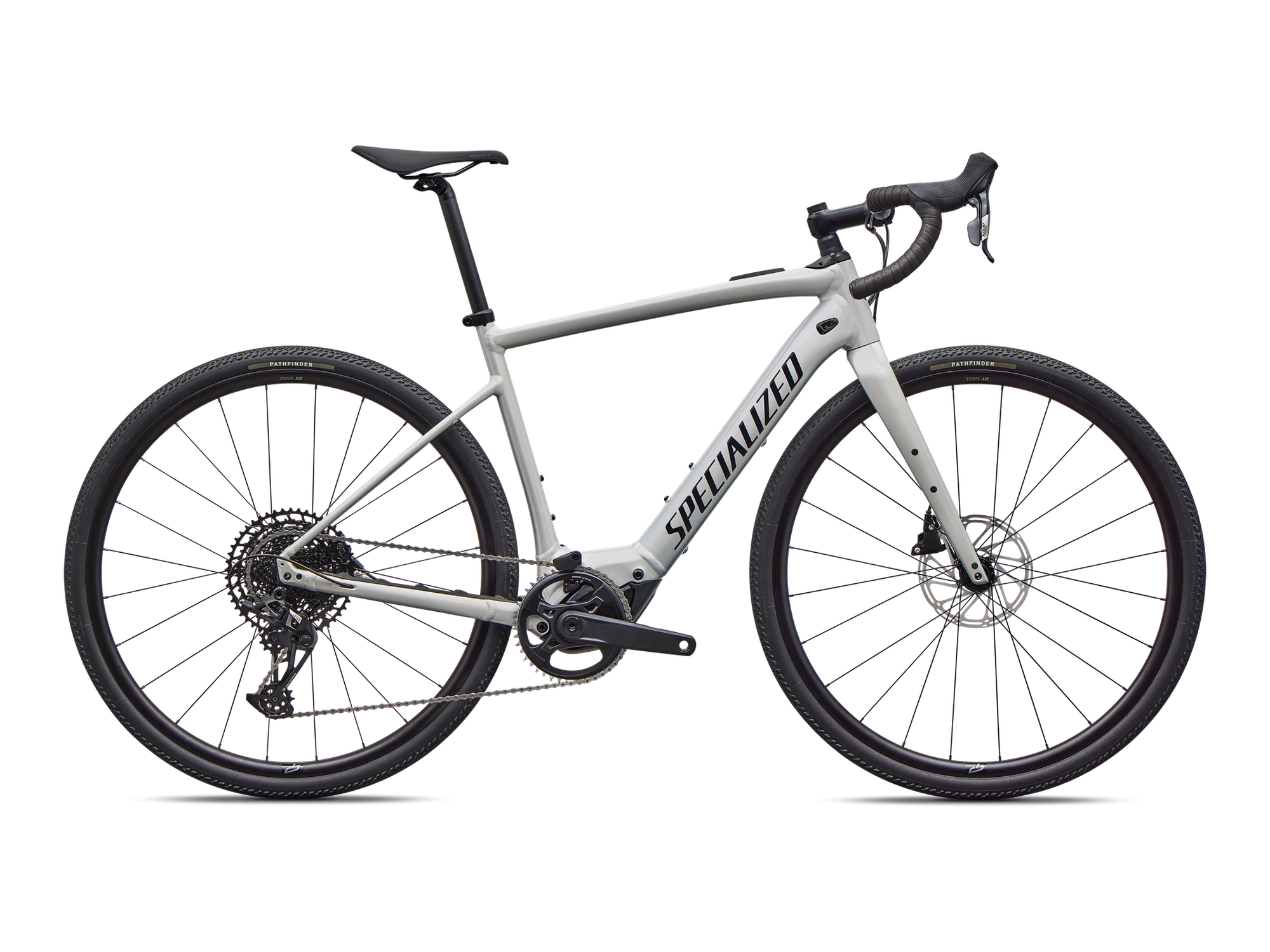 Turbo Creo 2 Comp E5 – SRAM Apex Eagle in Gloss Dolomite Metallic, Seitenansicht