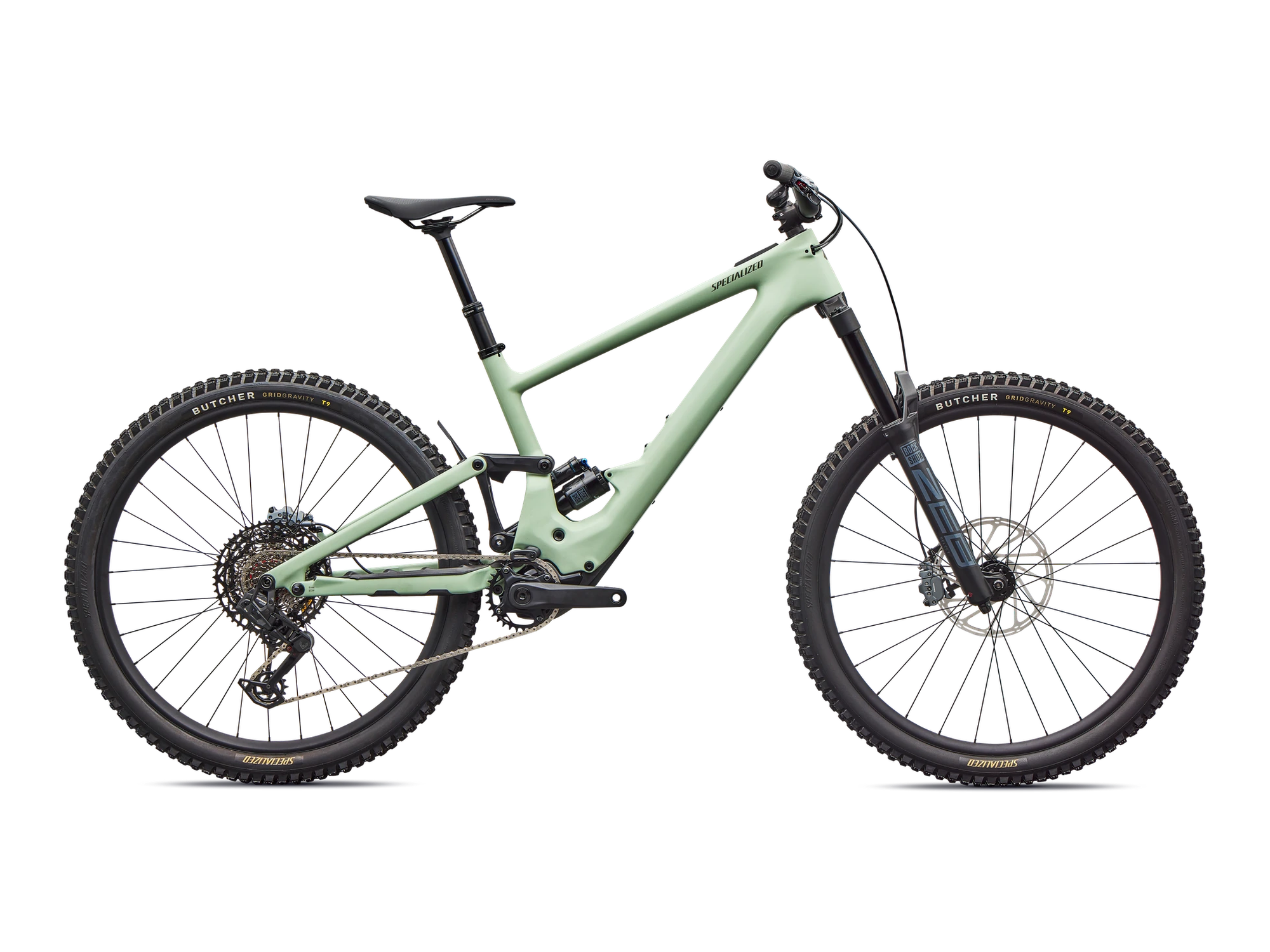 Turbo Kenevo SL 2 Comp in Satin Pistachio, Seitenansicht