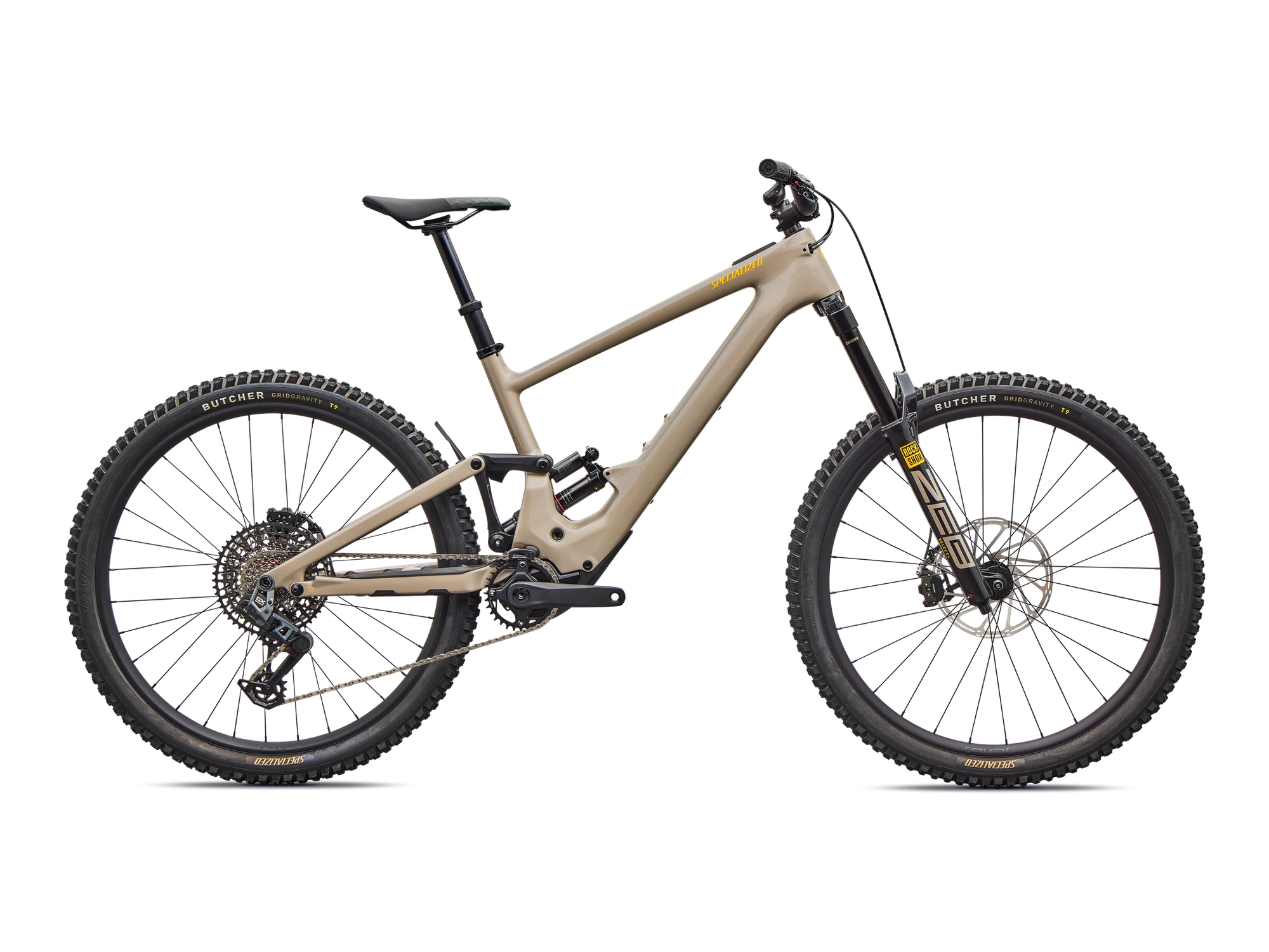 Turbo Kenevo SL 2 Expert in Sandstone Metallic, Seitenansicht