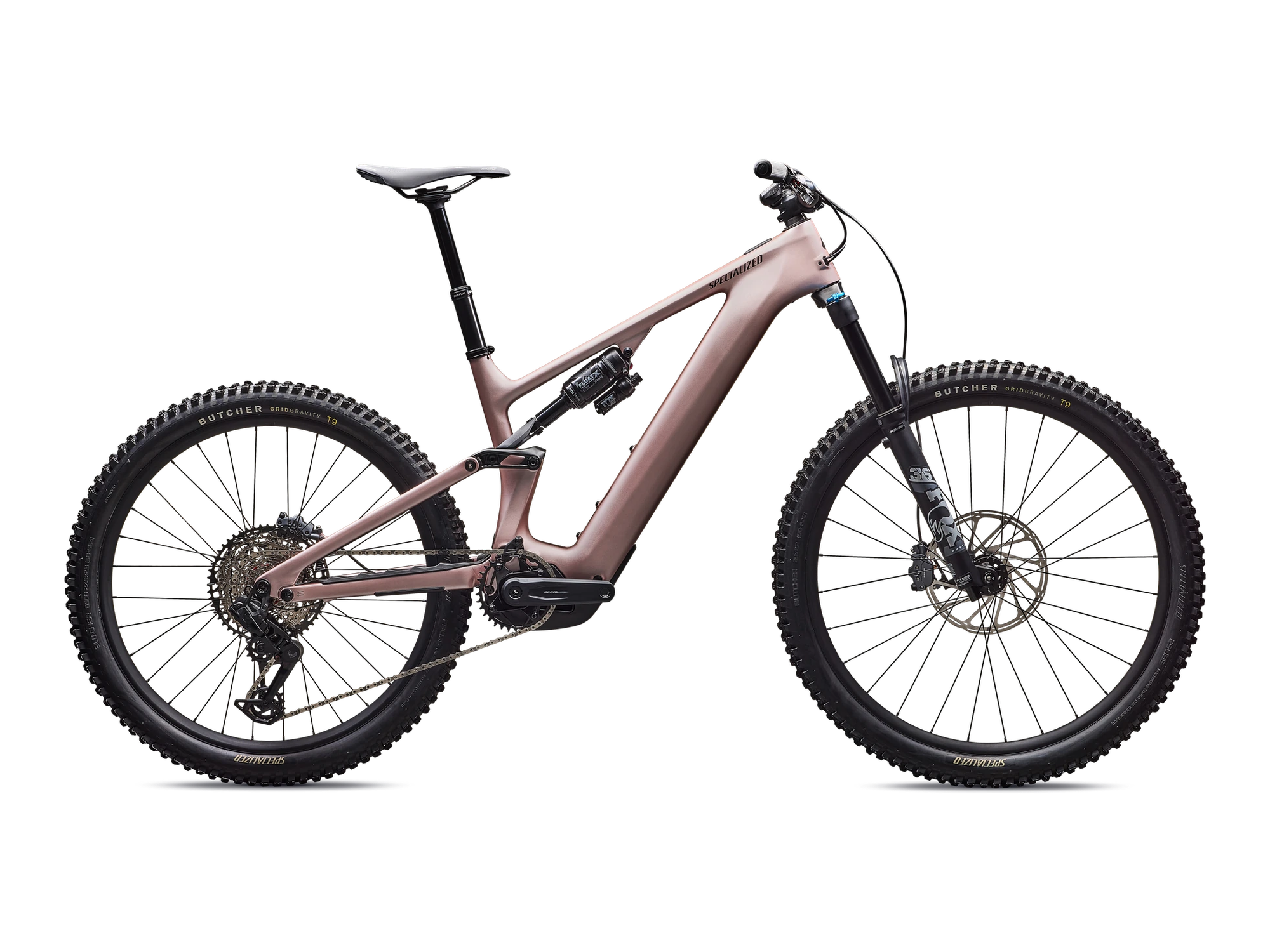 Turbo Levo 4 Comp in Satin Champagne, Seitenansicht